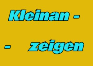 Kleinanzeigen