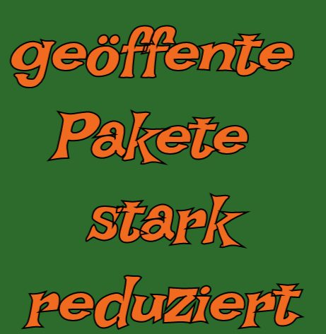 geöffnete Pakete